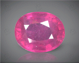 Natural Ruby Certified  4.38CTS-17618